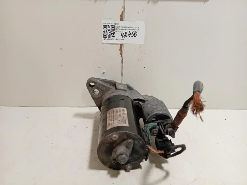 Motorino Avviamento 02Z 911 024 H Seat Toledo KG3 2013
