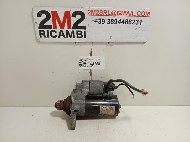 Motorino Avviamento 02Z 911 024 H Seat Toledo KG3 2013