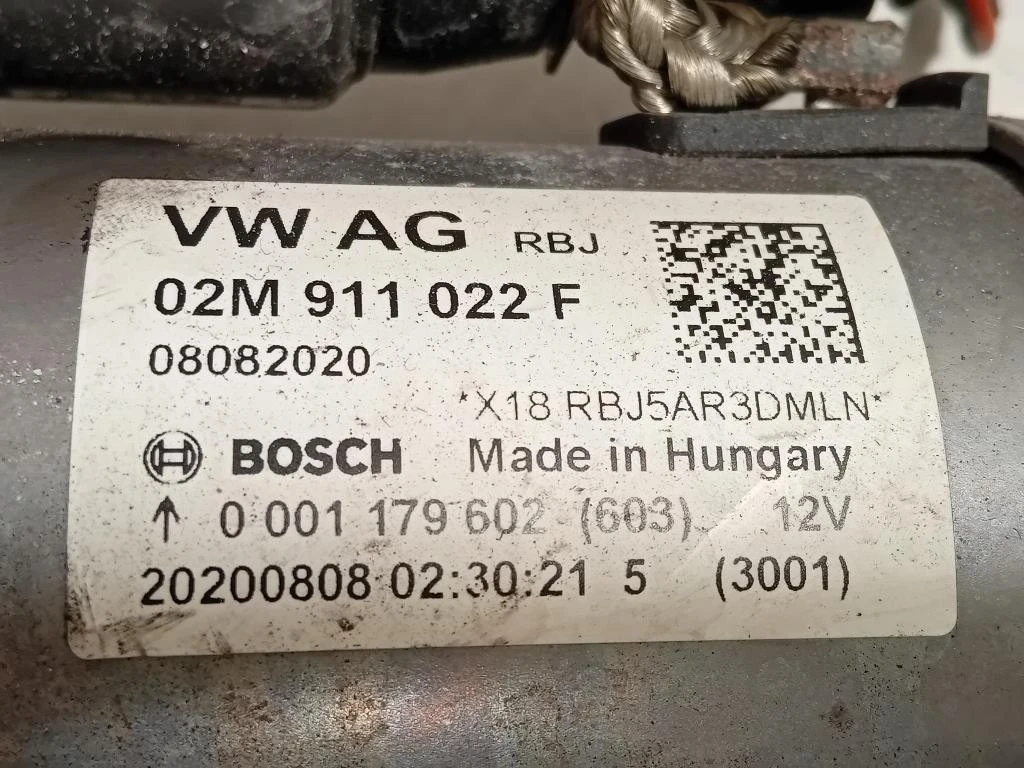 Motorino Avviamento 02M 911 022 F Skoda Fabia NJ3 2018