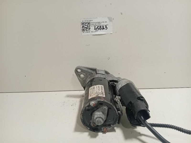 Motorino Avviamento 02Z 911 024 H Skoda Superb 3T5 SW 2009