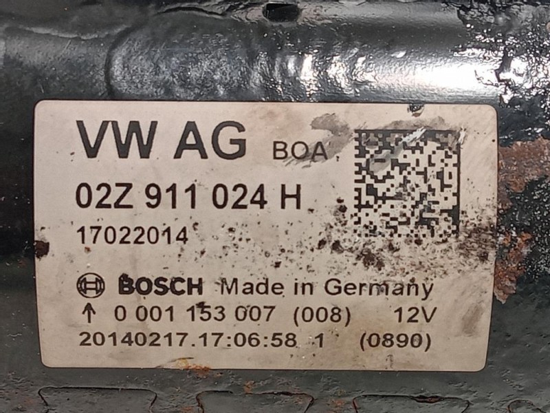 Motorino Avviamento 02Z 911 024 H Skoda Superb 3T5 SW 2009