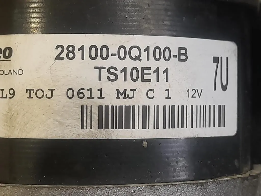 Motorino Avviamento 281000Q100B Toyota AYGO II 2014