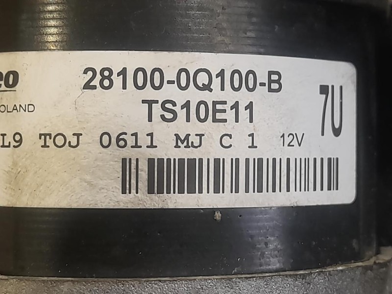 Motorino Avviamento 281000Q100B Toyota AYGO II 2014