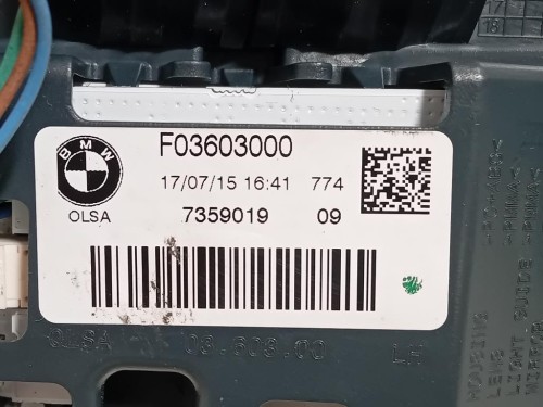 Fanale INT POST SX P03603000 Bmw Serie 1 F20 Berlina 2012