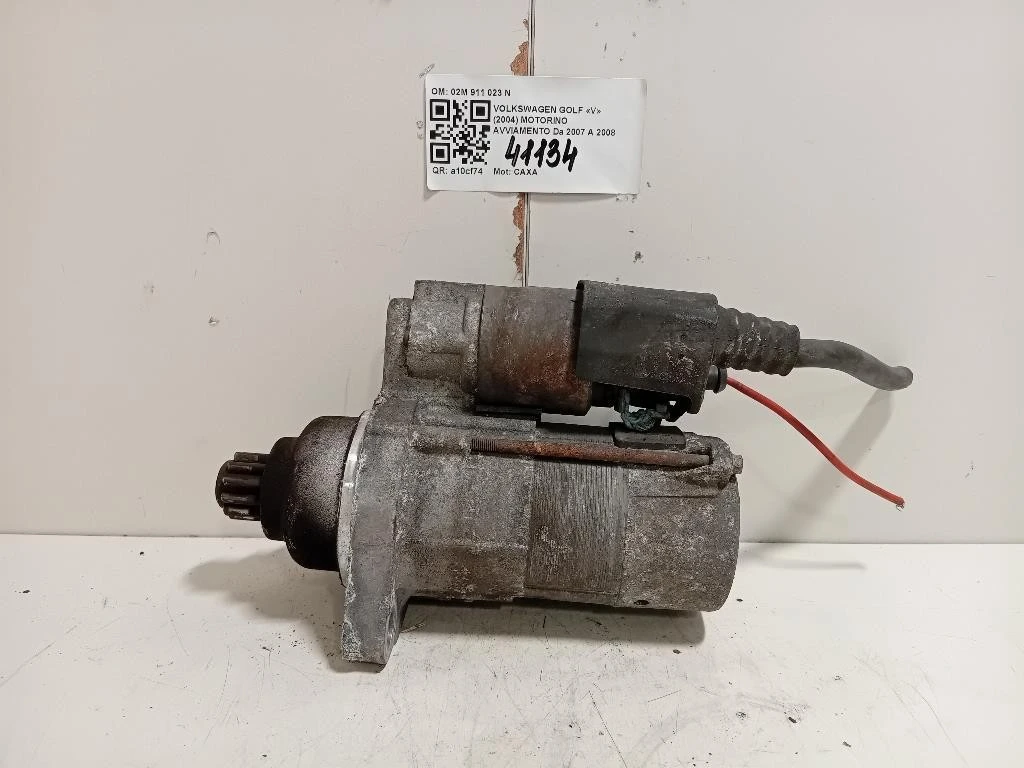 Motorino Avviamento 02M 911 023 N Volkswagen GOLF V 2004