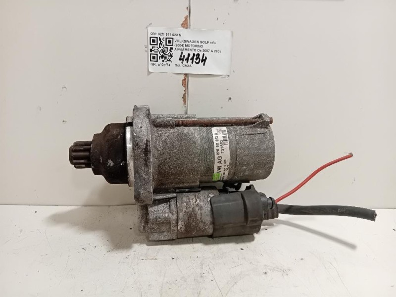 Motorino Avviamento 02M 911 023 N Volkswagen GOLF V 2004
