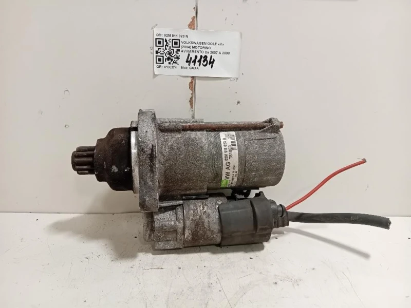 Motorino Avviamento 02M 911 023 N Volkswagen GOLF V 2004