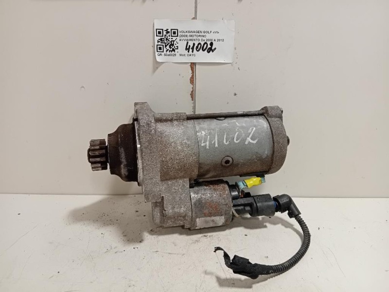 Motorino Avviamento 02Z911024K Volkswagen GOLF VI 2009