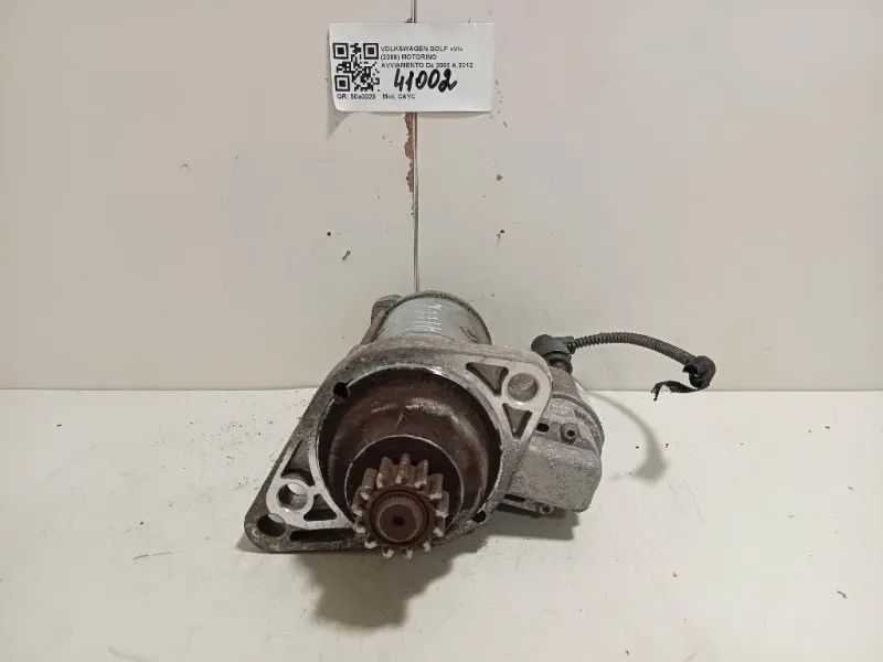Motorino Avviamento 02Z911024K Volkswagen GOLF VI 2009