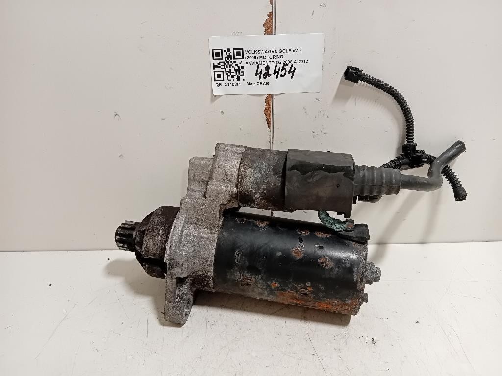 Motorino Avviamento 02E911023L Volkswagen GOLF VI 2009