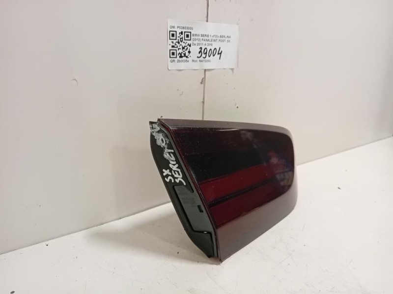 Fanale INT POST SX P03603000 Bmw Serie 1 F20 Berlina 2012