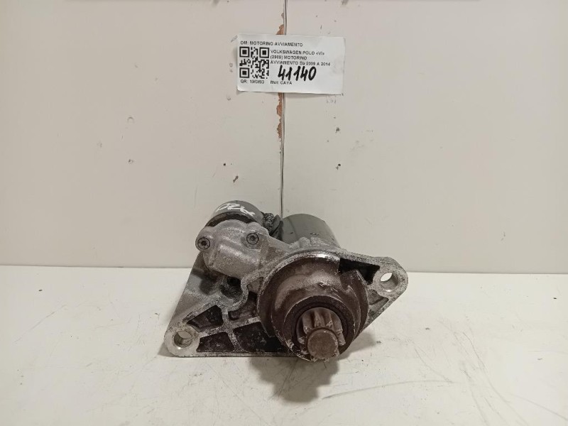 Motorino Avviamento 02Z911024H Volkswagen POLO VI 2009