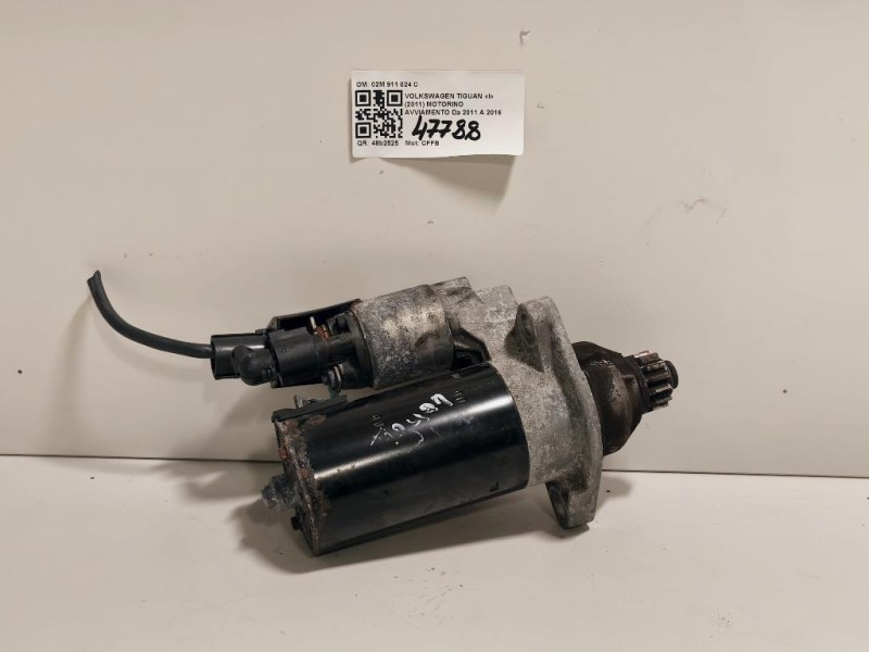 Motorino Avviamento 02M 911 024 C Volkswagen Tiguan I 2011