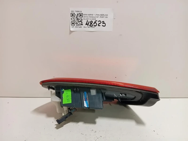 Fanale INT POST SX 7359019 Bmw Serie 1 F20 Berlina 2012