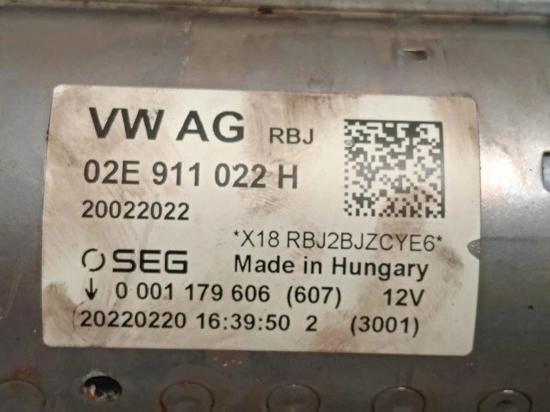 Motorino Avviamento 02E 911 022 H Volkswagen Tiguan II 2020