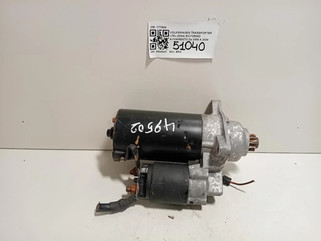 Motorino Avviamento 17750N Volkswagen Transporter T5 2004