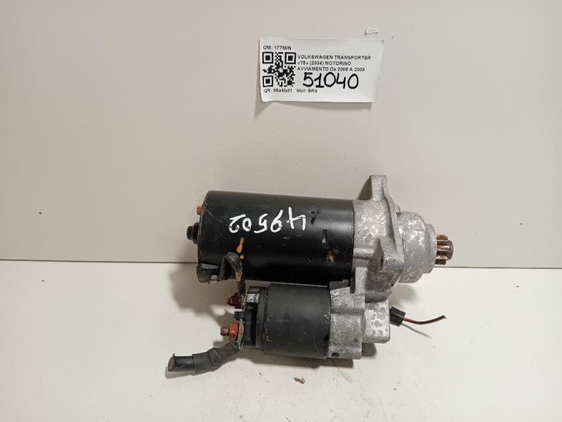 Motorino Avviamento 17750N Volkswagen Transporter T5 2004