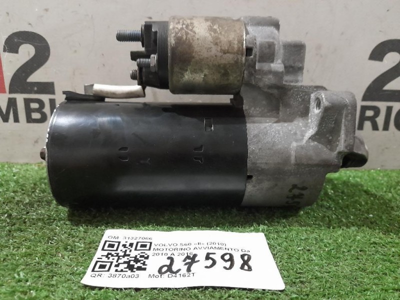Motorino Avviamento 31327066 Volvo S60 II 2010