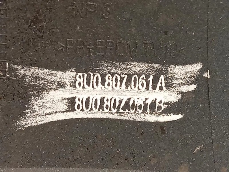 Spoiler Centrale Paraurti ANT 8U0807061 Audi Q3 8UB 2012