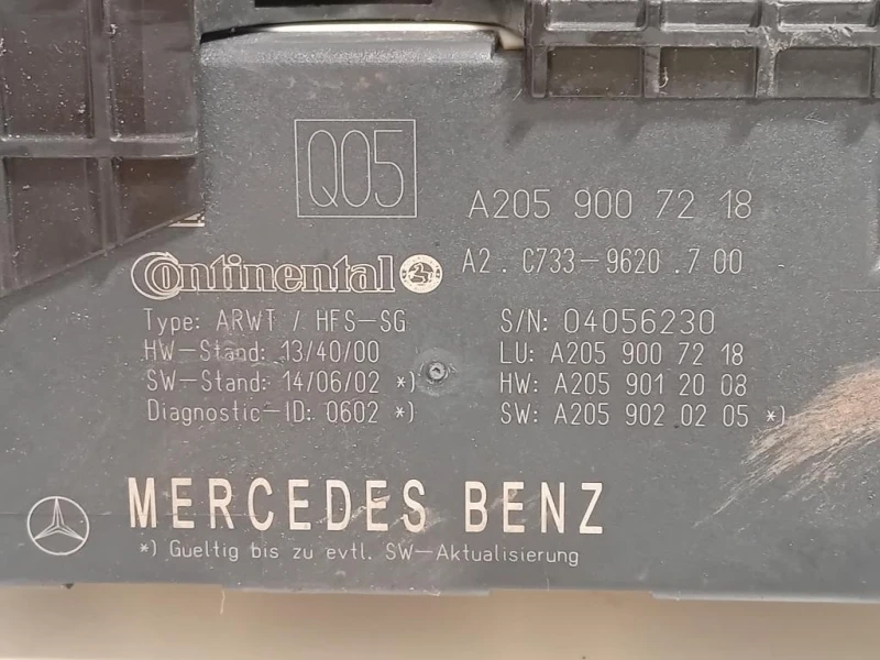 Motorino Serratura Portello POST A099762601 Mercedes Classe GLC X253 2016