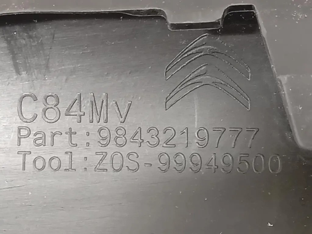 Spoiler Centrale Paraurti ANT 9843219777 Citroen C5 Aircross 2018