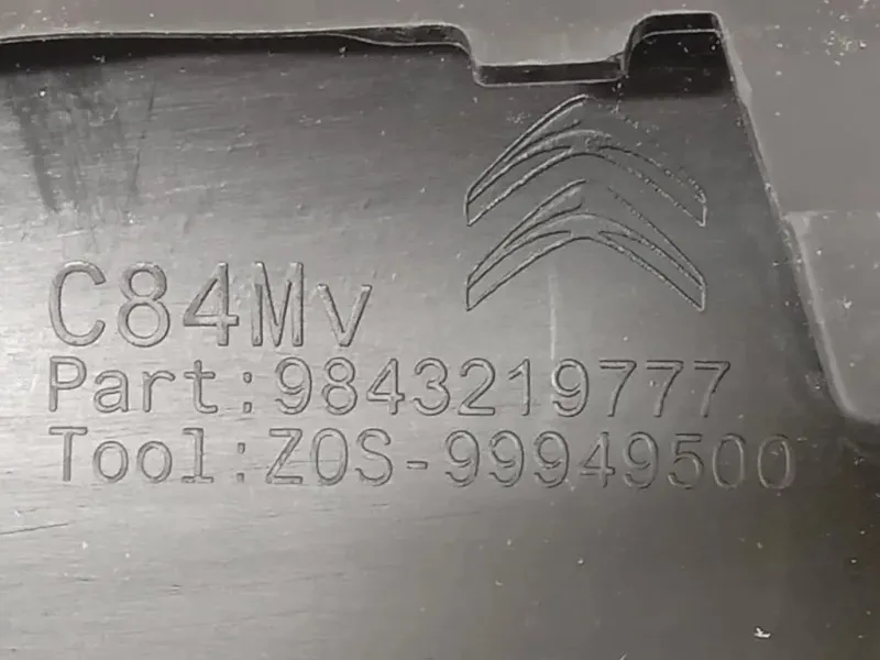 Spoiler Centrale Paraurti ANT 9843219777 Citroen C5 Aircross 2018