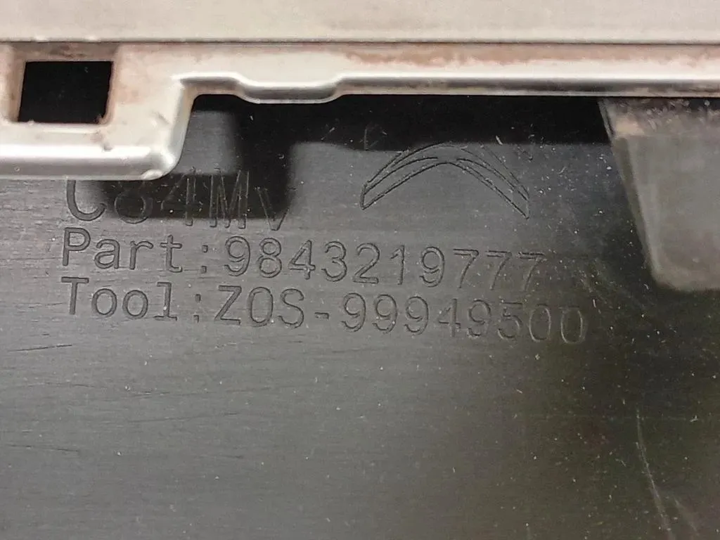 Spoiler Centrale Paraurti ANT 9843219777 Citroen C5 Aircross 2018