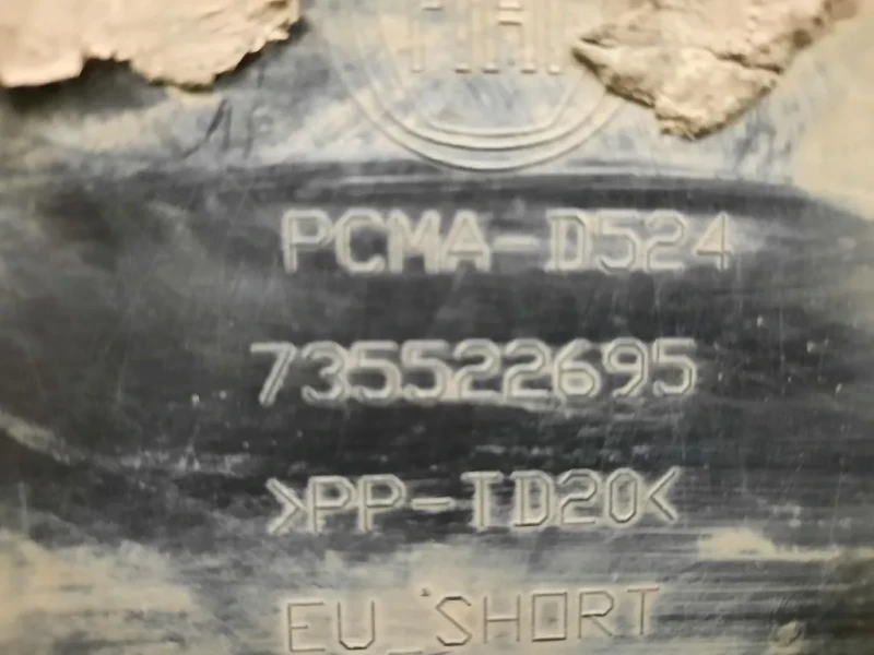 Spoiler Centrale Paraurti ANT 735522695 Fiat 500L 2013