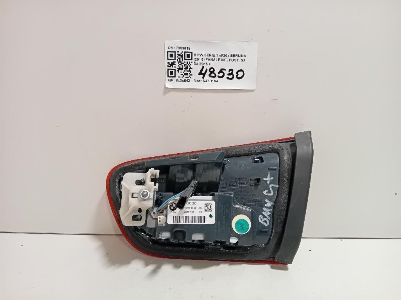 Fanale INT POST SX 7359019 Bmw Serie 1 F20 Berlina 2015