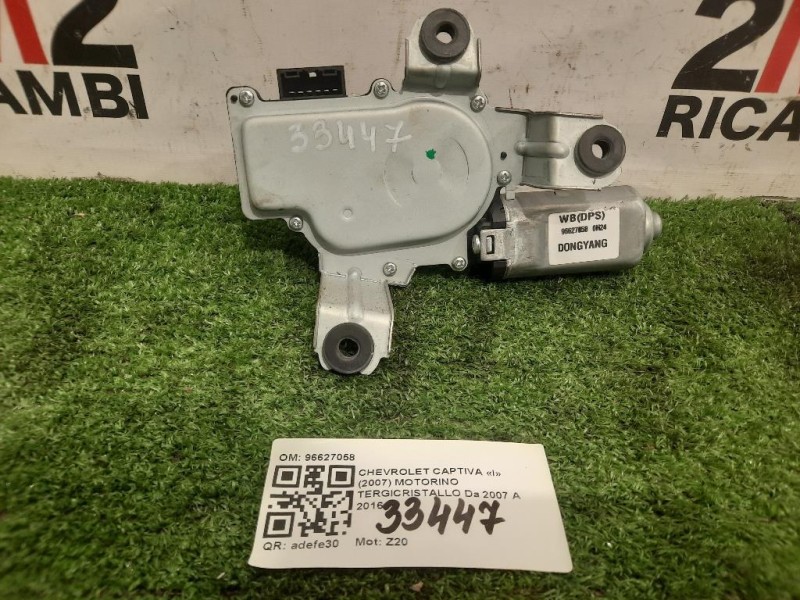 Motorino Tergicristallo 96627058 Chevrolet Captiva I 2007