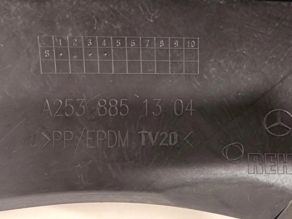 Spoiler Centrale Paraurti ANT A2538851304 Mercedes Classe GLC C253 Coupé 2016