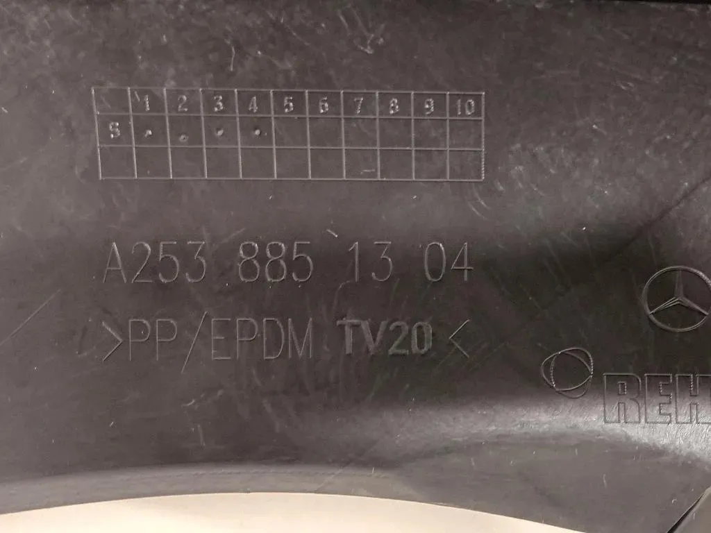 Spoiler Centrale Paraurti ANT A2538851304 Mercedes Classe GLC C253 Coupé 2016