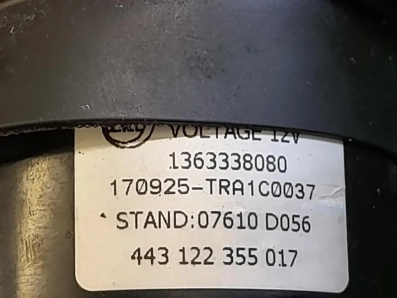 Motorino Tergicristallo 1363338080 Citroen Jumper III 2014