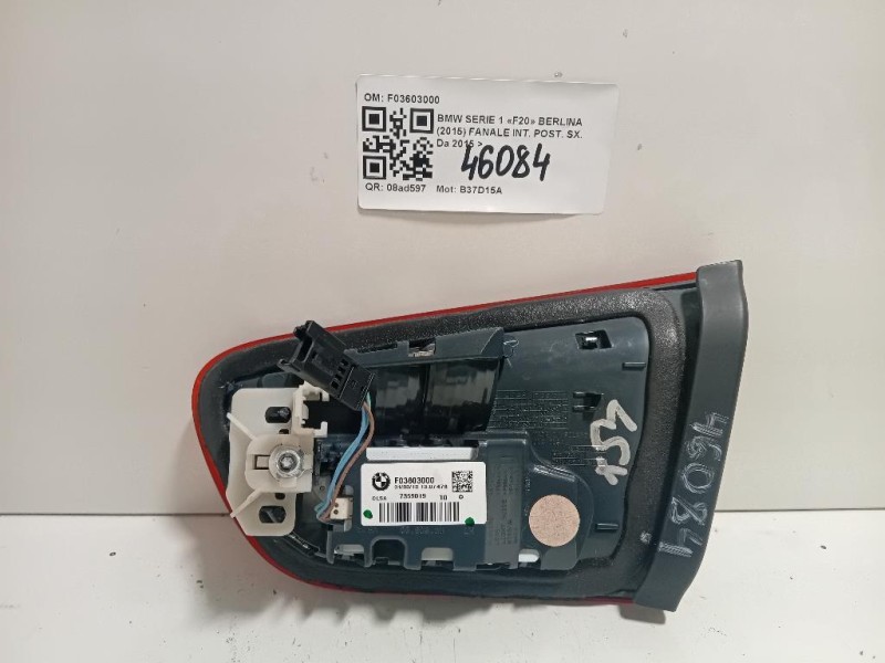 Fanale INT POST SX F03603000 Bmw Serie 1 F20 Berlina 2015