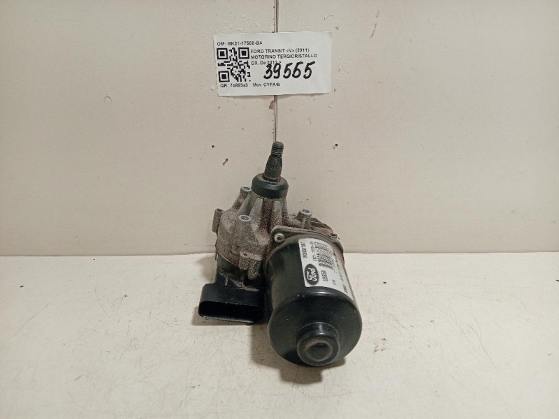 Motorino Tergicristallo GK21-17500-BA Ford Transit V 2011