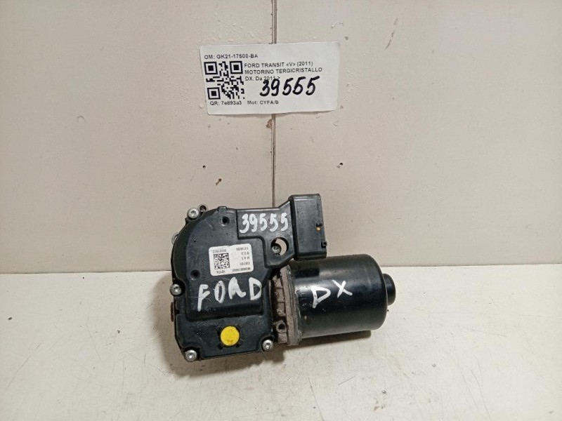 Motorino Tergicristallo GK21-17500-BA Ford Transit V 2011