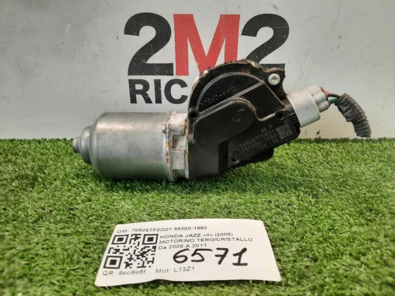 Motorino Tergicristallo 76505TF0G01 59300-1880 Honda JAZZ II 2008