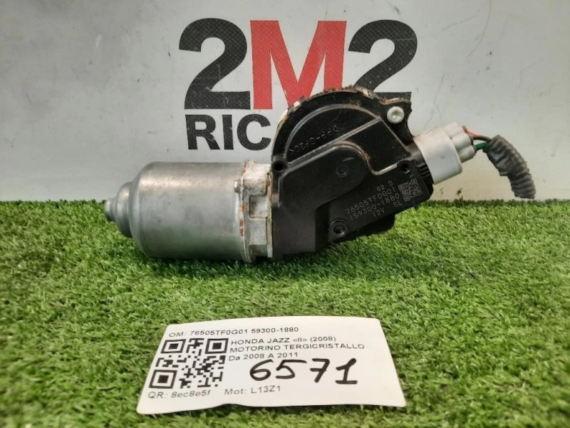 Motorino Tergicristallo 76505TF0G01 59300-1880 Honda JAZZ II 2008