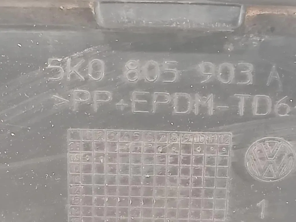 Spoiler Centrale Paraurti ANT 5K0805903A Volkswagen GOLF VI 2009