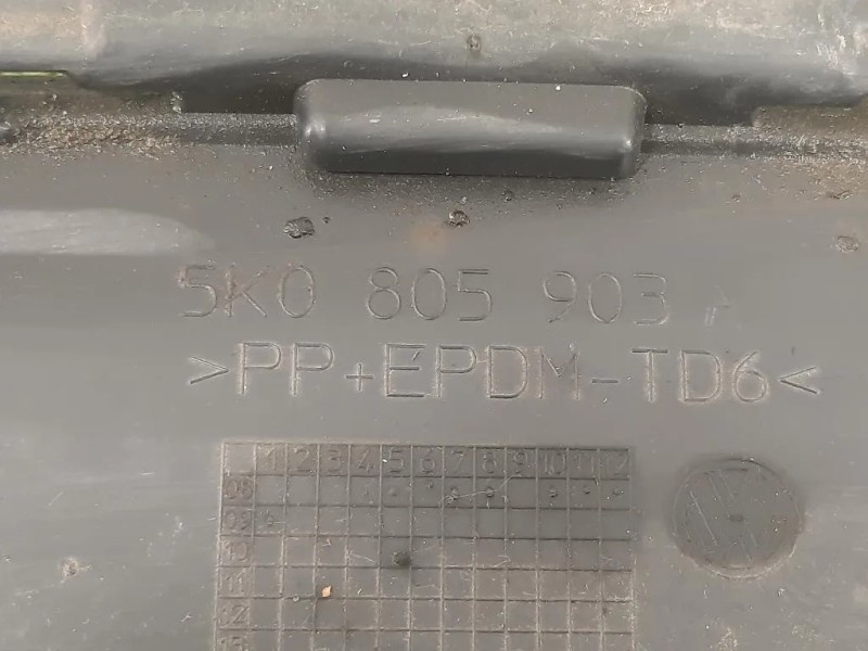 Spoiler Centrale Paraurti ANT 5K0 805 903 Volkswagen GOLF VI 2009