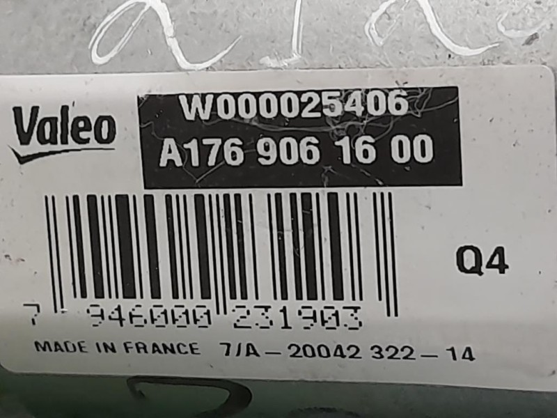 Motorino Tergicristallo A1769061600 Mercedes Classe A W176 2013