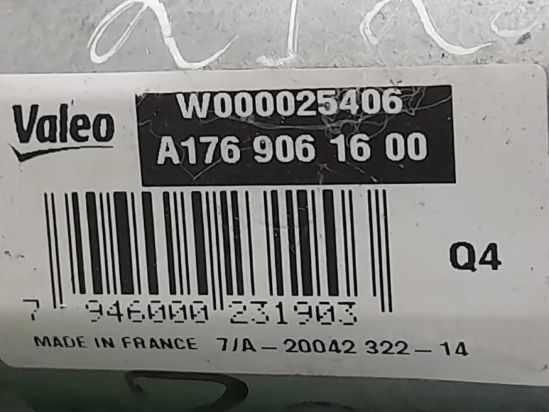 Motorino Tergicristallo A1769061600 Mercedes Classe A W176 2013