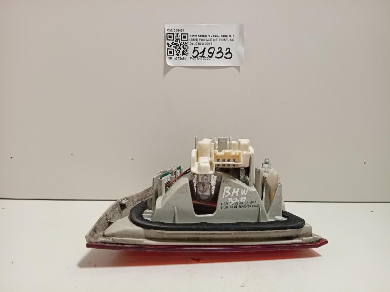 Fanale INT POST SX 218401 Bmw Serie 3 E90 Berlina 2005