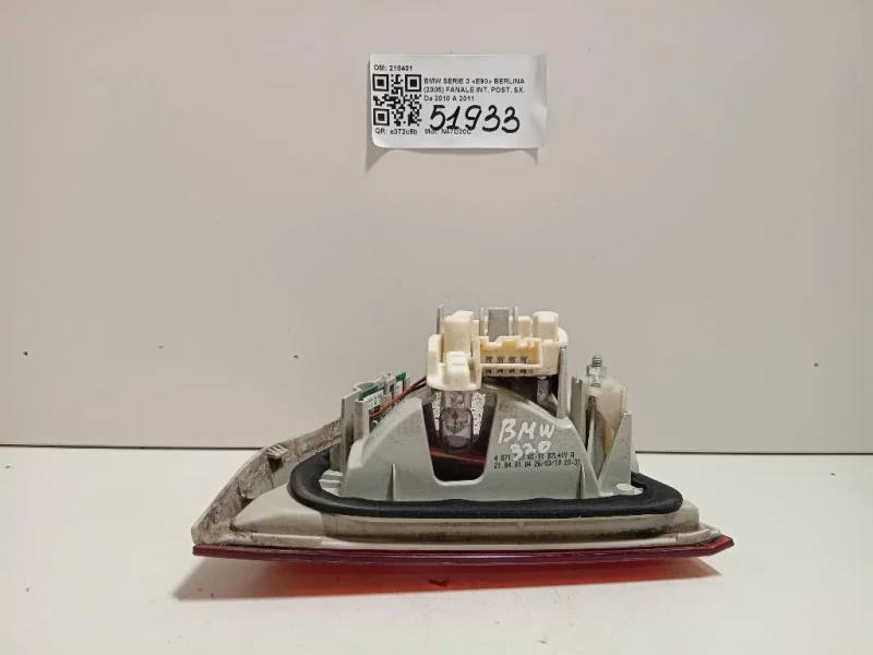 Fanale INT POST SX 218401 Bmw Serie 3 E90 Berlina 2005