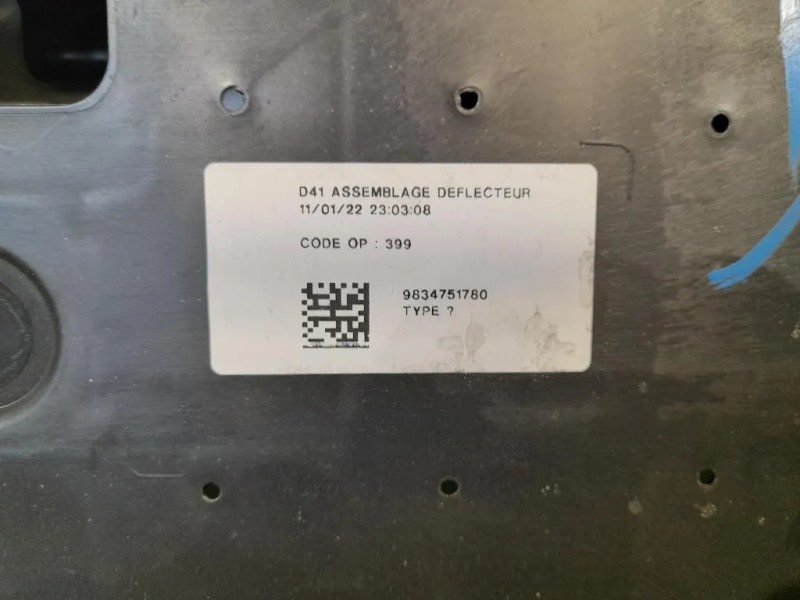 Spoiler Centrale Paraurti SUP ANT 9834751780 Citroen DS4 I 2016