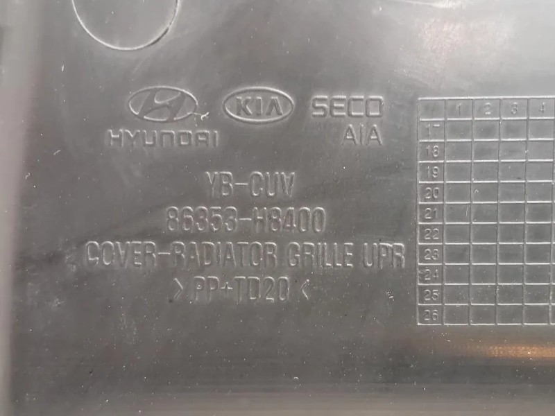 Spoiler Centrale Paraurti SUP ANT 863539-H8400 Kia Stonic 2017