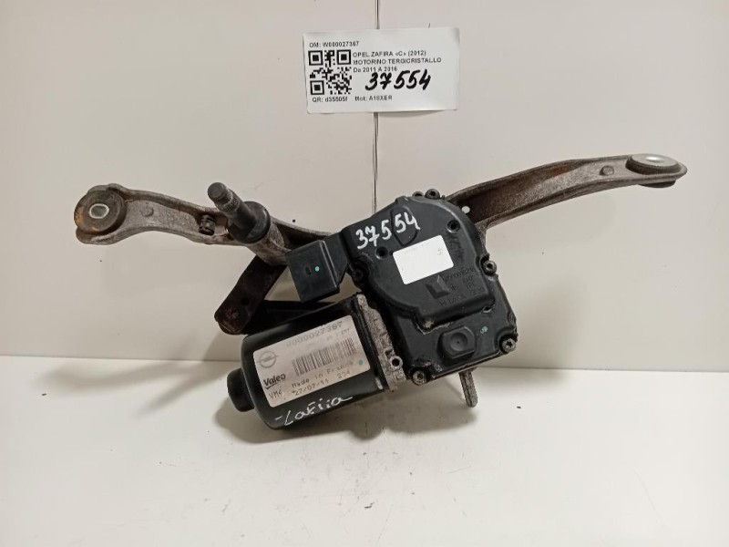 Motorino Tergicristallo W000027367 Opel Zafira C 2012