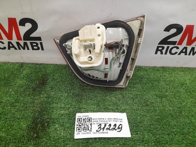 Fanale INT POST SX 218401 Bmw Serie 3 E90 Berlina 2005