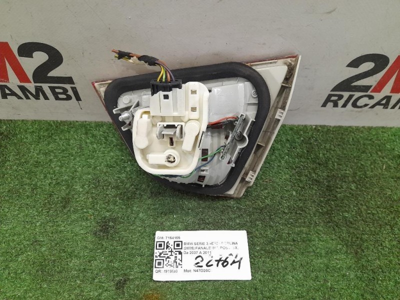Fanale INT POST SX 7154155 Bmw Serie 3 E90 Berlina 2005