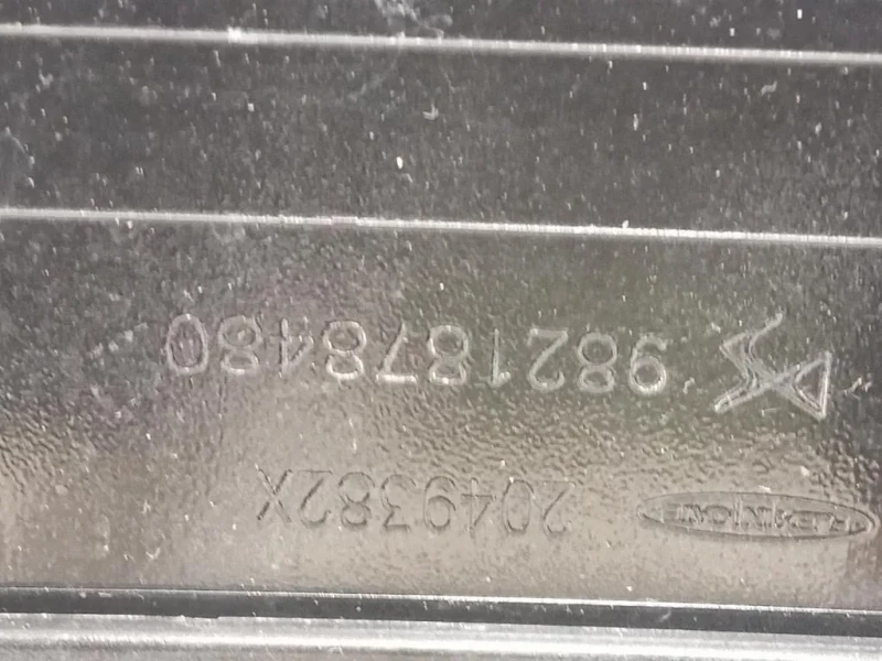 Spoiler Frangivento POST 9821878480 Citroen DS3 Crossback 2018